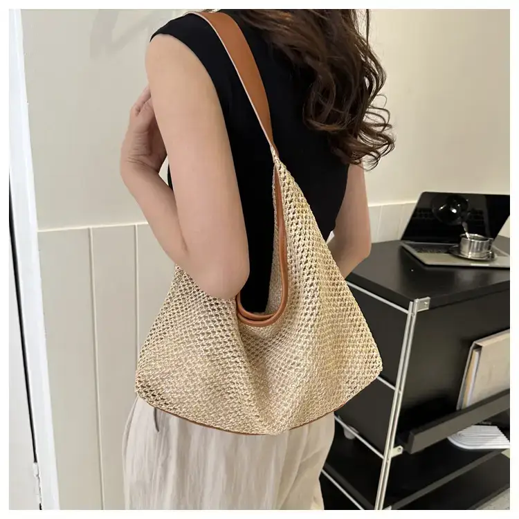 Straw Woven Shoulder Bag 2024 Summer Korean Style — feature 10