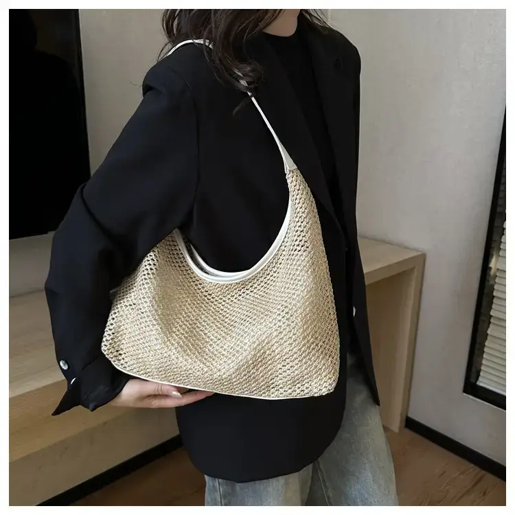 Straw Woven Shoulder Bag 2024 Summer Korean Style — feature 18