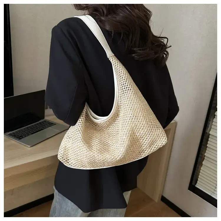 Straw Woven Shoulder Bag 2024 Summer Korean Style — feature 19