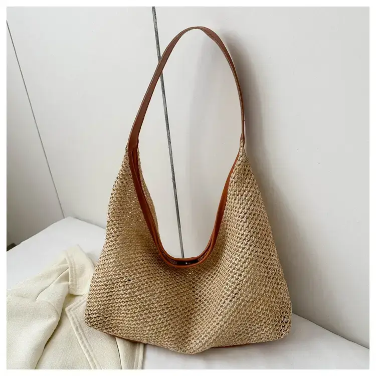 Straw Woven Shoulder Bag 2024 Summer Korean Style — feature 21