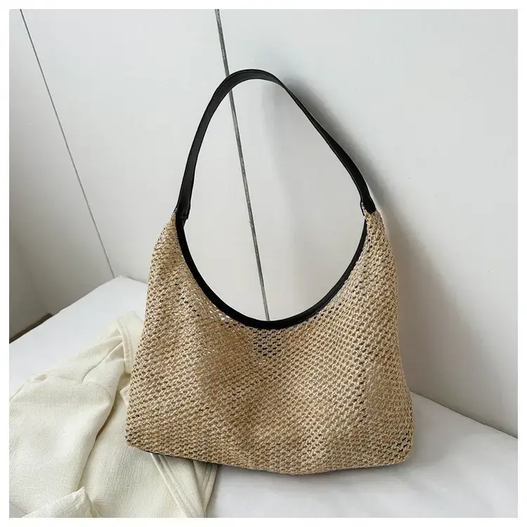 Straw Woven Shoulder Bag 2024 Summer Korean Style — feature 23