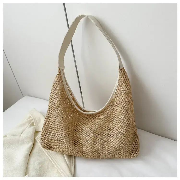 Straw Woven Shoulder Bag 2024 Summer Korean Style — feature 24