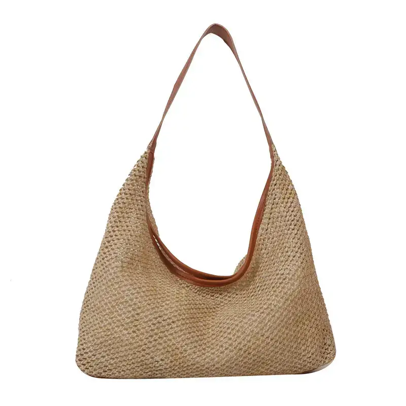 Straw Woven Shoulder Bag 2024 Summer Korean Style - Image 4