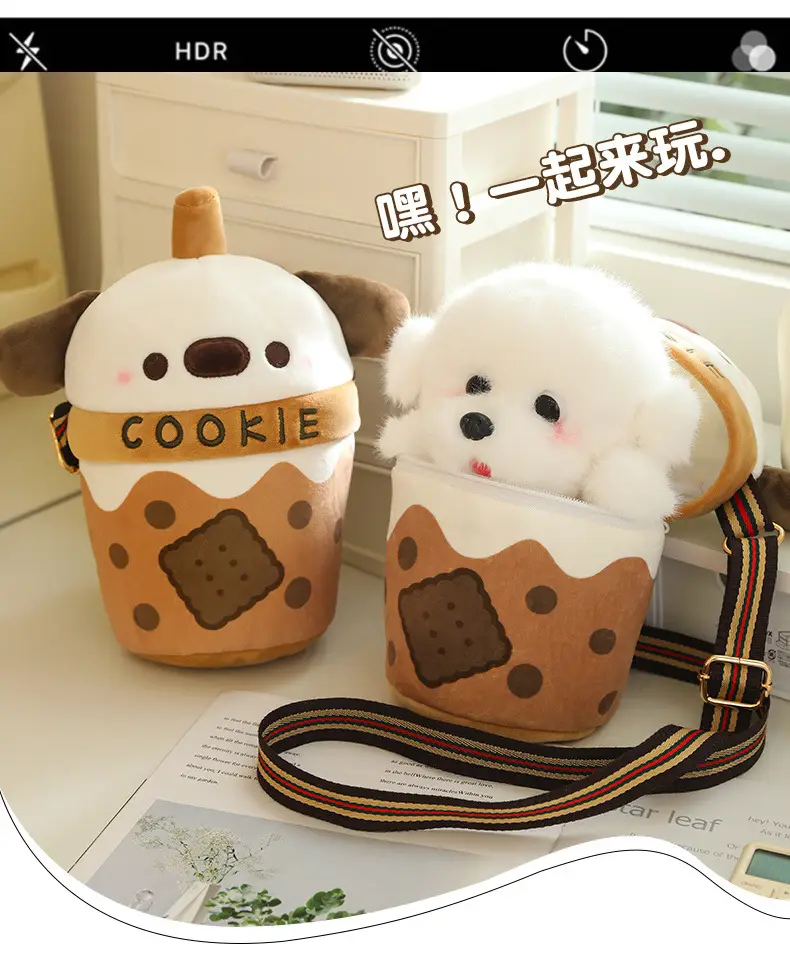 Cute Crossbody Dog Doll Toy for Girls — feature 4