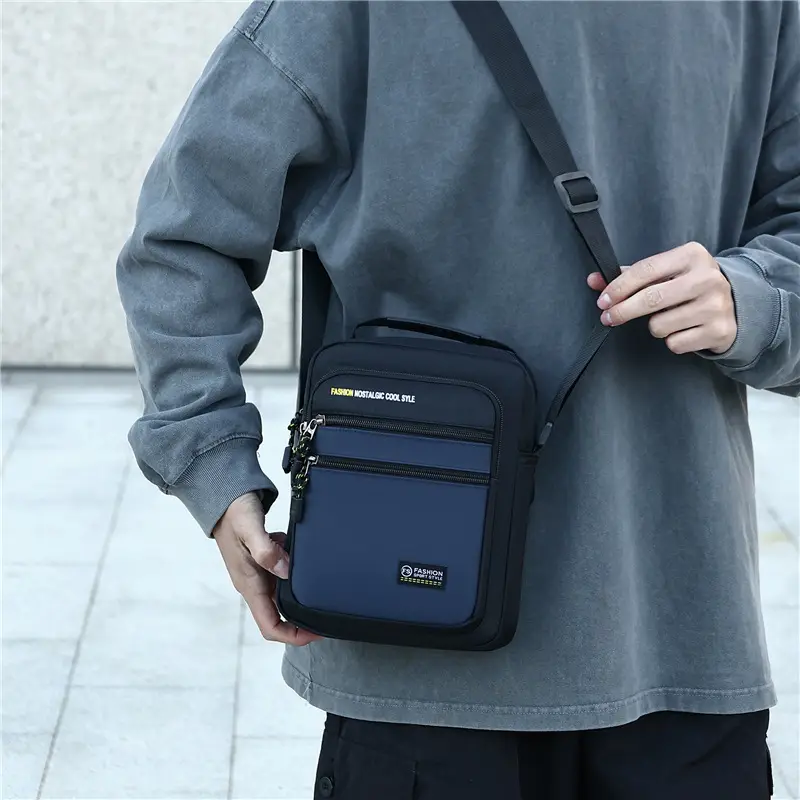 Men's Waterproof Crossbody Bag Green Black 2026 - Image 6