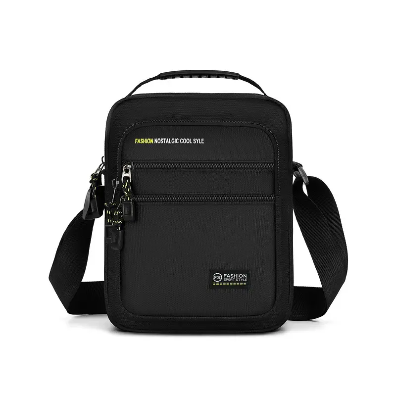 Men's Waterproof Crossbody Bag Green Black 2026 - Image 4