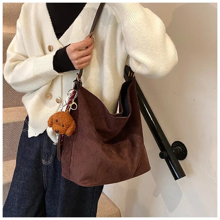 Leopard Print Shoulder Bag Brown New Fashion 2024 — feature 13