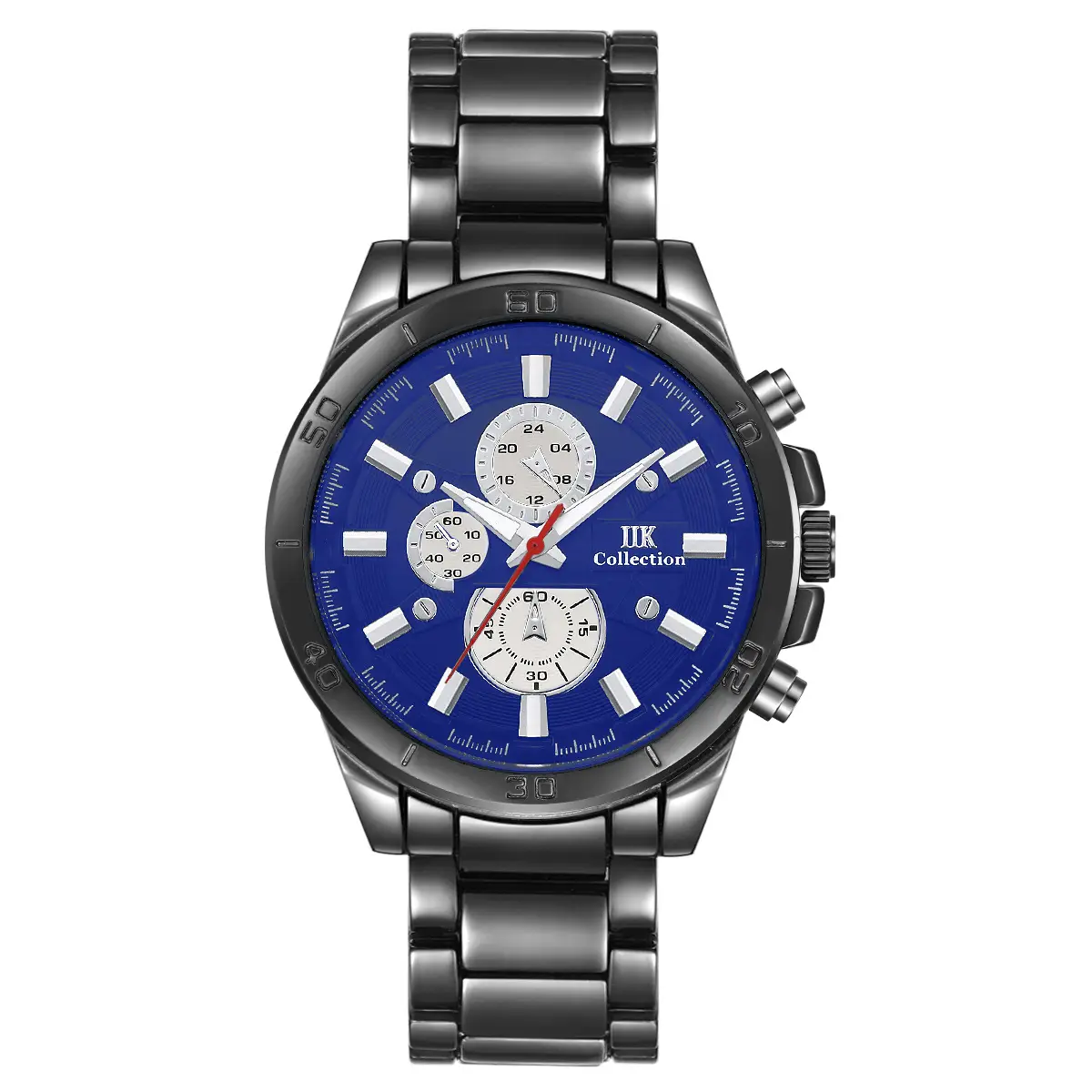 Men's Quartz Chronograph Watch Silver Alloy Waterproof - Image 11