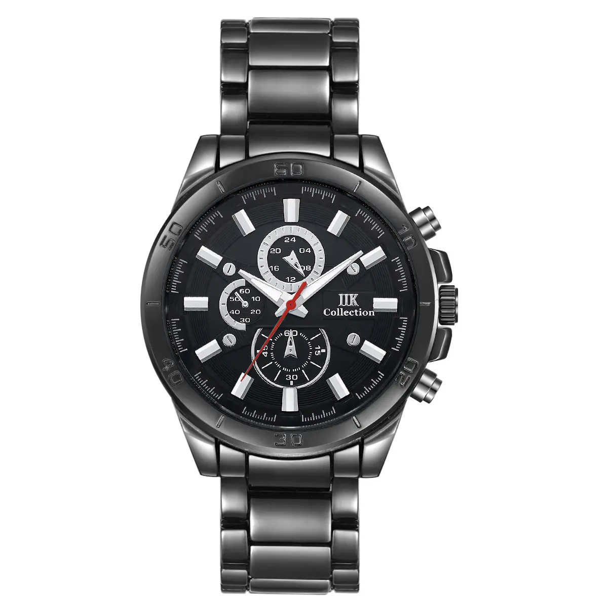 Men's Quartz Chronograph Watch Silver Alloy Waterproof - Image 5