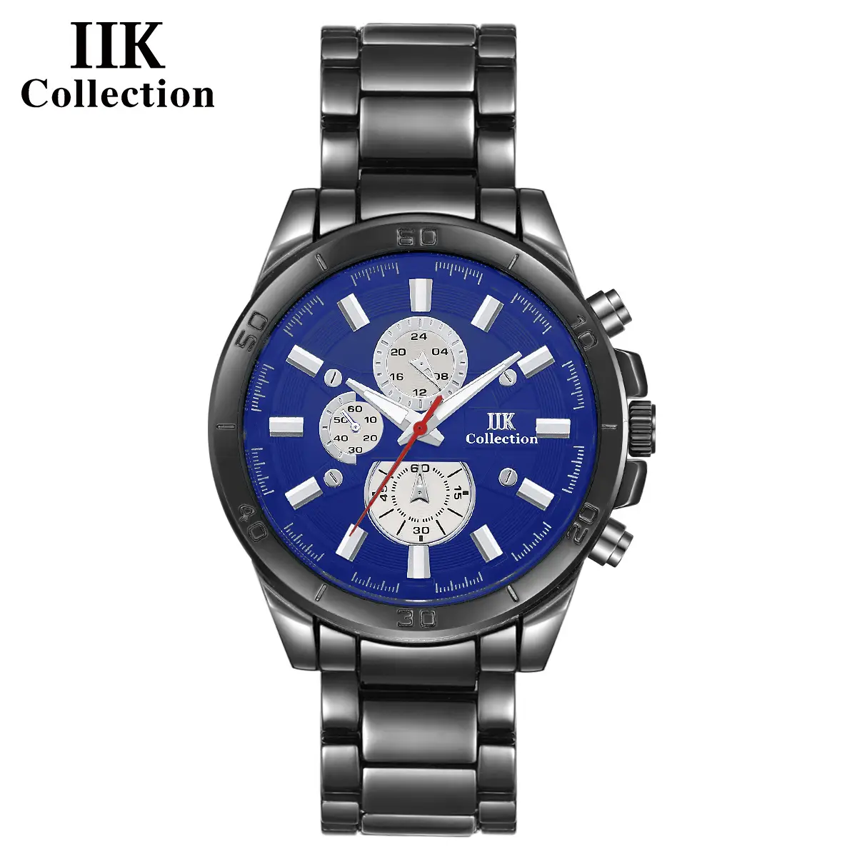 Men's Quartz Chronograph Watch Silver Alloy Waterproof - Image 6