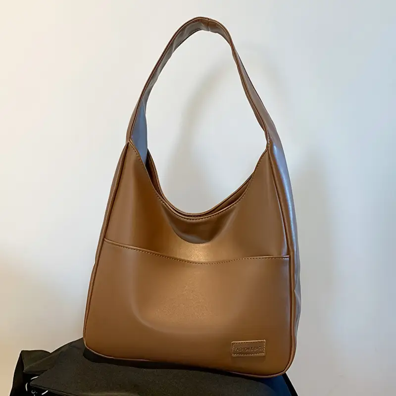 Women Brown Textured Shoulder Bag 2022 - Image 5