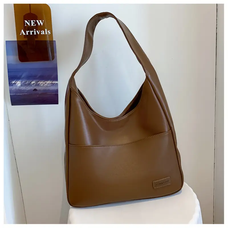 Women Brown Textured Shoulder Bag 2022 - Image 3