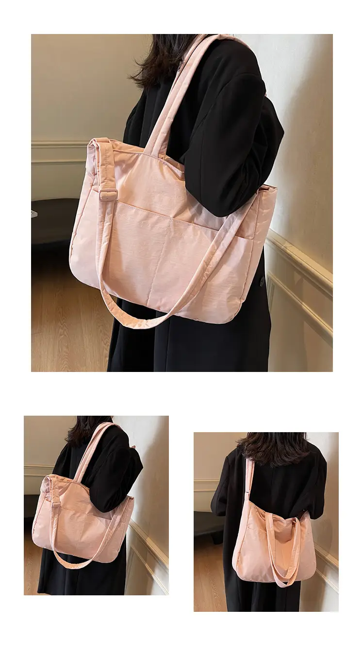 Light Pink Crossbody Tote Bag for Women Autumn Winter — feature 14