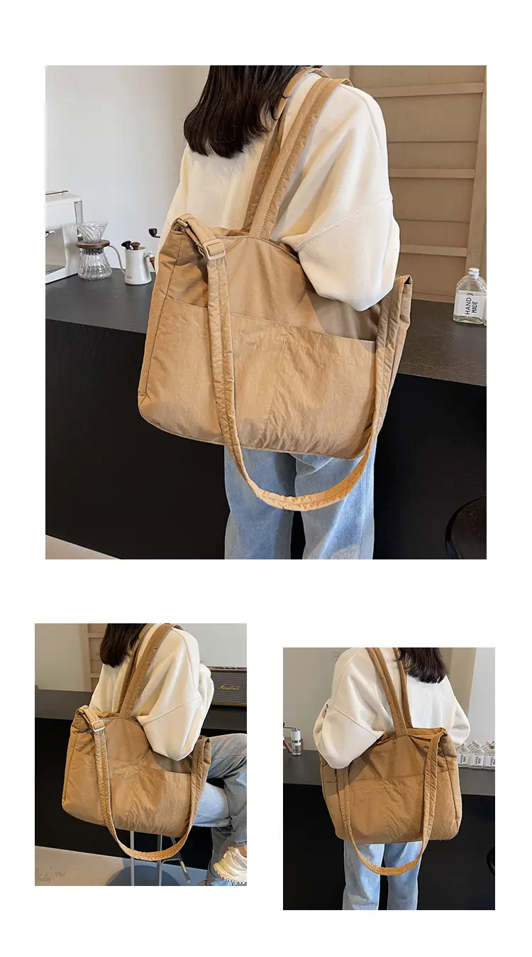 Light Pink Crossbody Tote Bag for Women Autumn Winter — feature 15