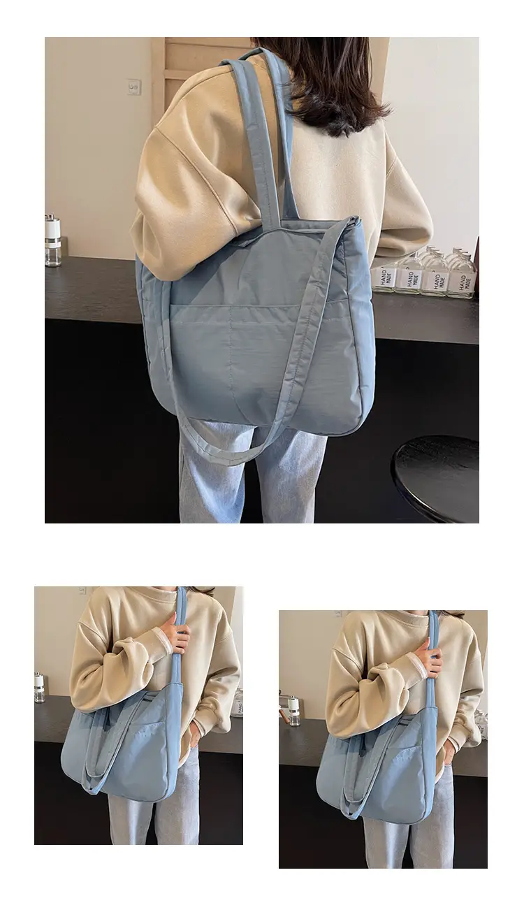 Light Pink Crossbody Tote Bag for Women Autumn Winter — feature 16