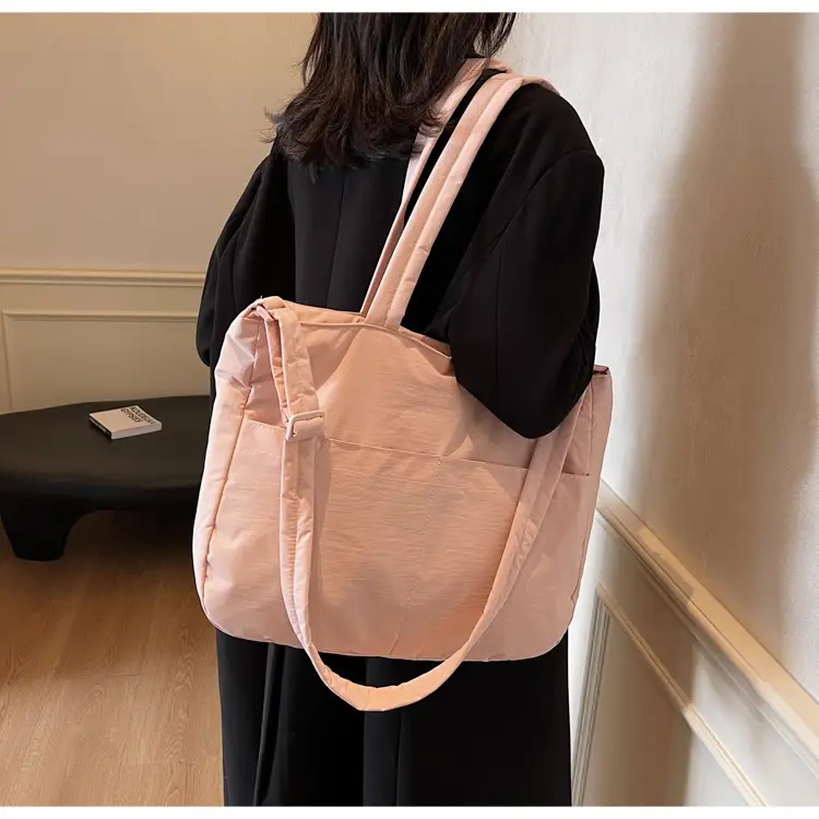 Light Pink Crossbody Tote Bag for Women Autumn Winter — feature 24