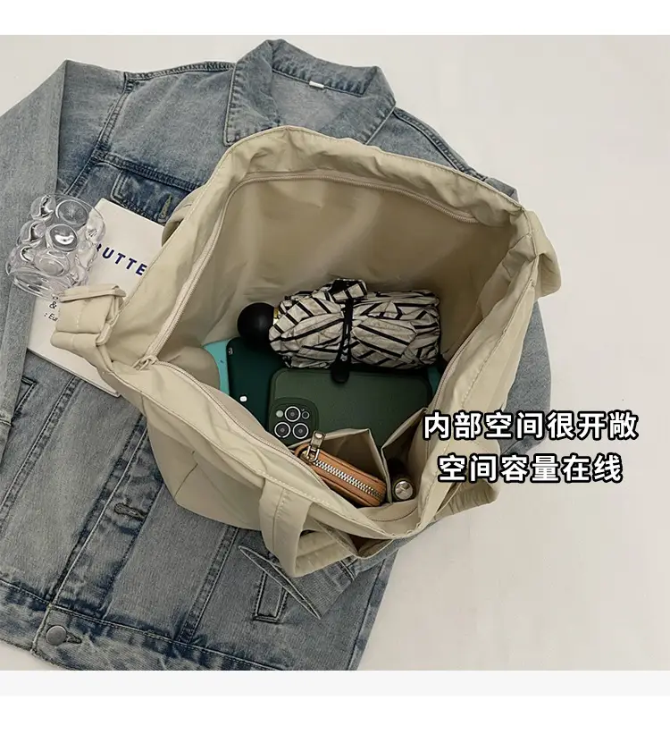 Light Pink Crossbody Tote Bag for Women Autumn Winter — feature 9
