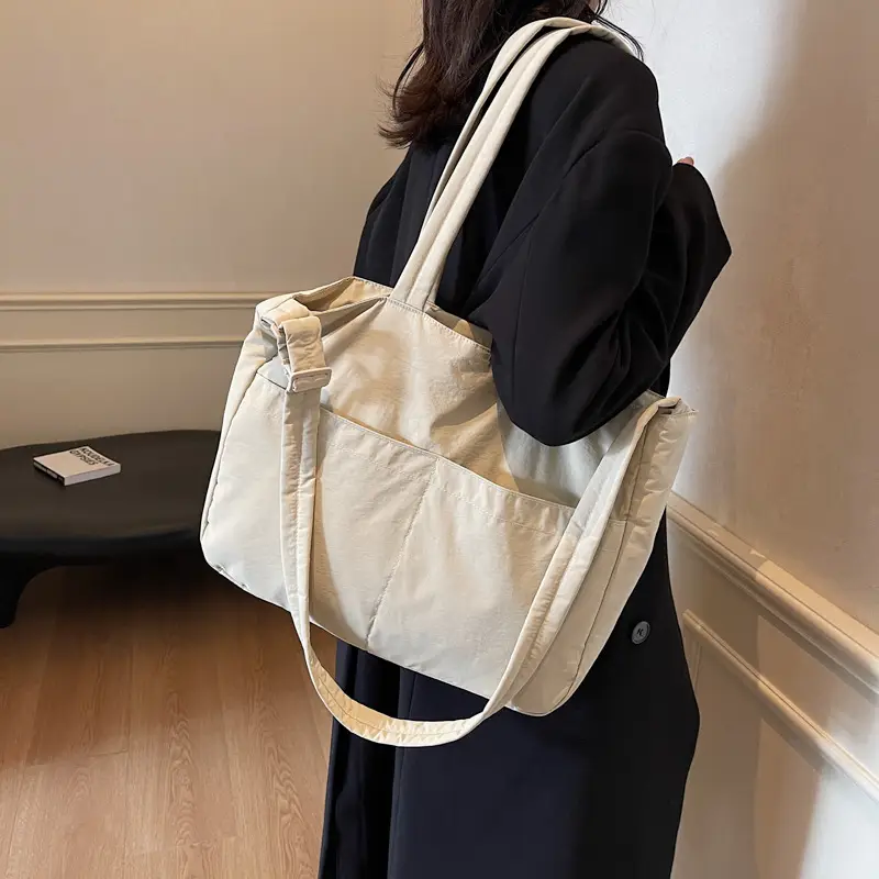 Light Pink Crossbody Tote Bag for Women Autumn Winter - Image 2