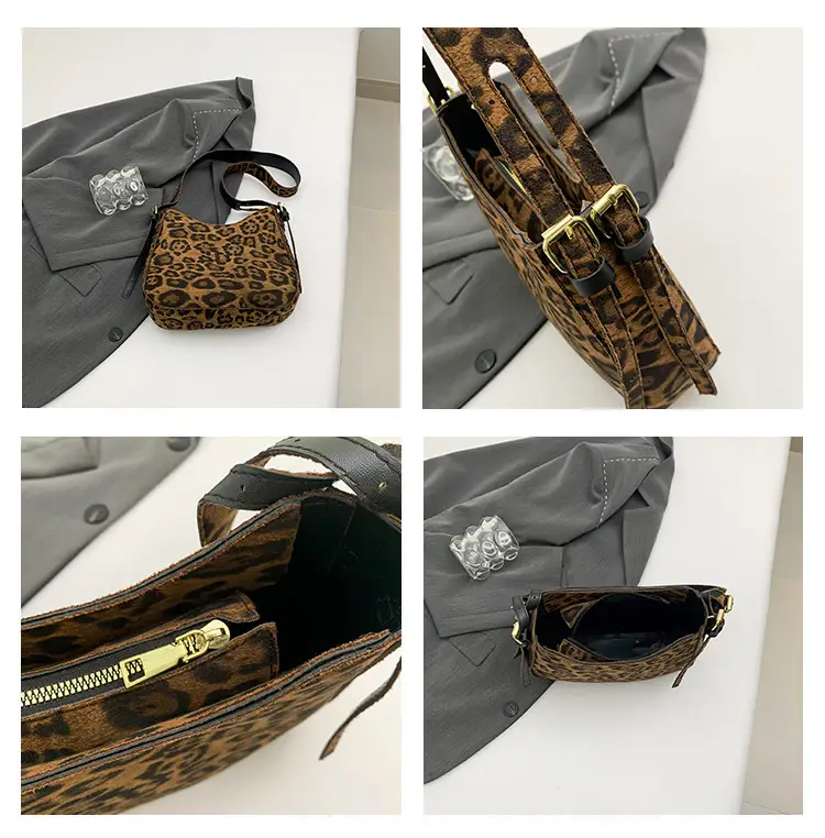 Leopard Print Women's Shoulder Bag 2024 Winter — feature 10