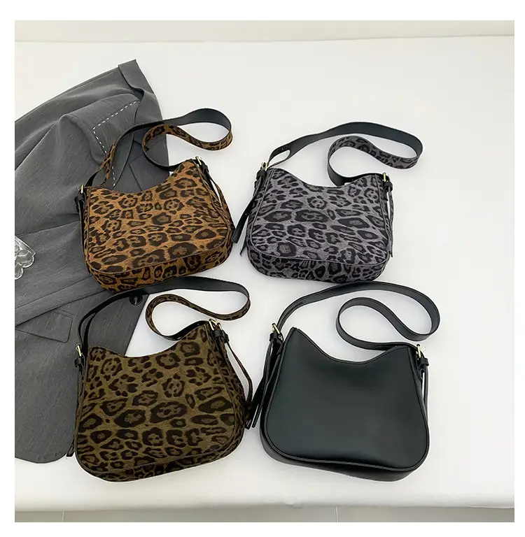 Leopard Print Women's Shoulder Bag 2024 Winter — feature 9