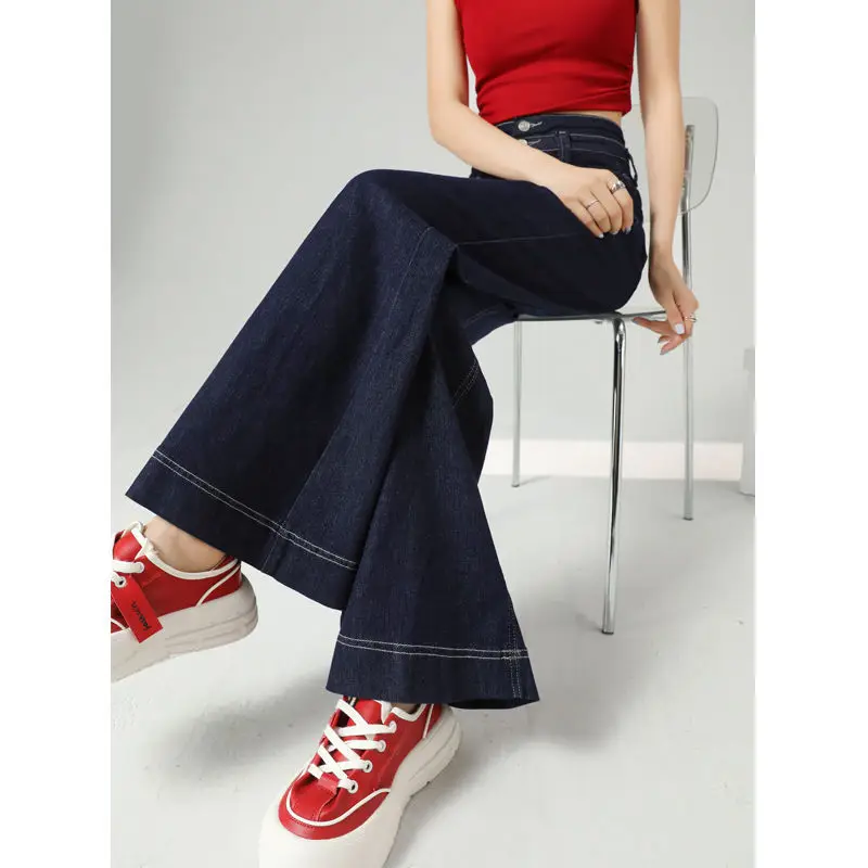 Women Wide Leg Jeans New Style 2024 White