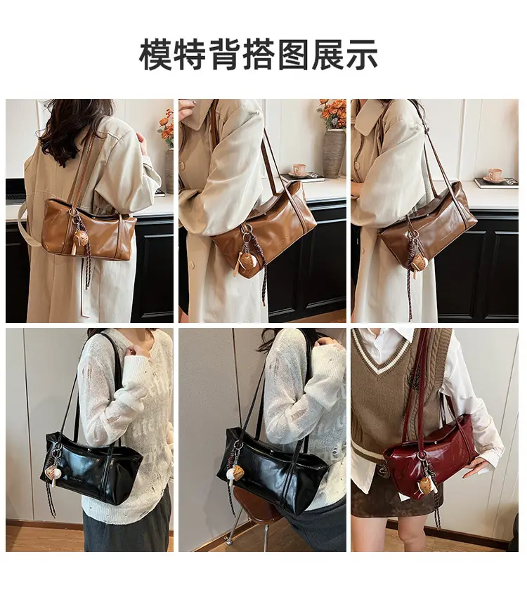 Black Korean Underarm Bag for Women 2024 — feature 10