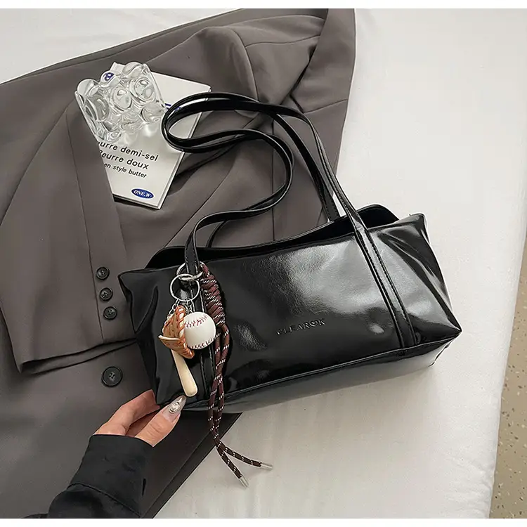 Black Korean Underarm Bag for Women 2024 — feature 46