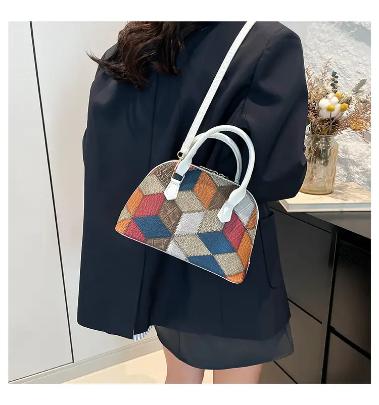 Women's Multi Color Geometric Crossbody Bag 2024 — feature 10