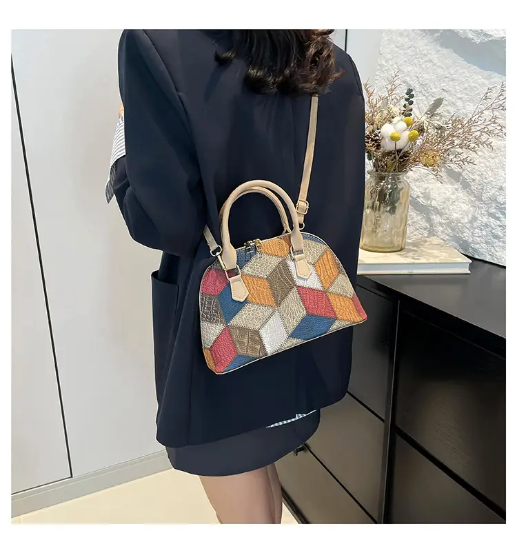 Women's Multi Color Geometric Crossbody Bag 2024 — feature 13