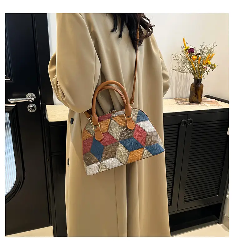 Women's Multi Color Geometric Crossbody Bag 2024 — feature 19