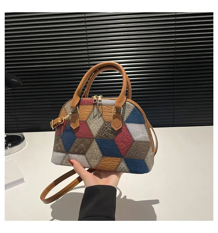 Women's Multi Color Geometric Crossbody Bag 2024 — feature 21