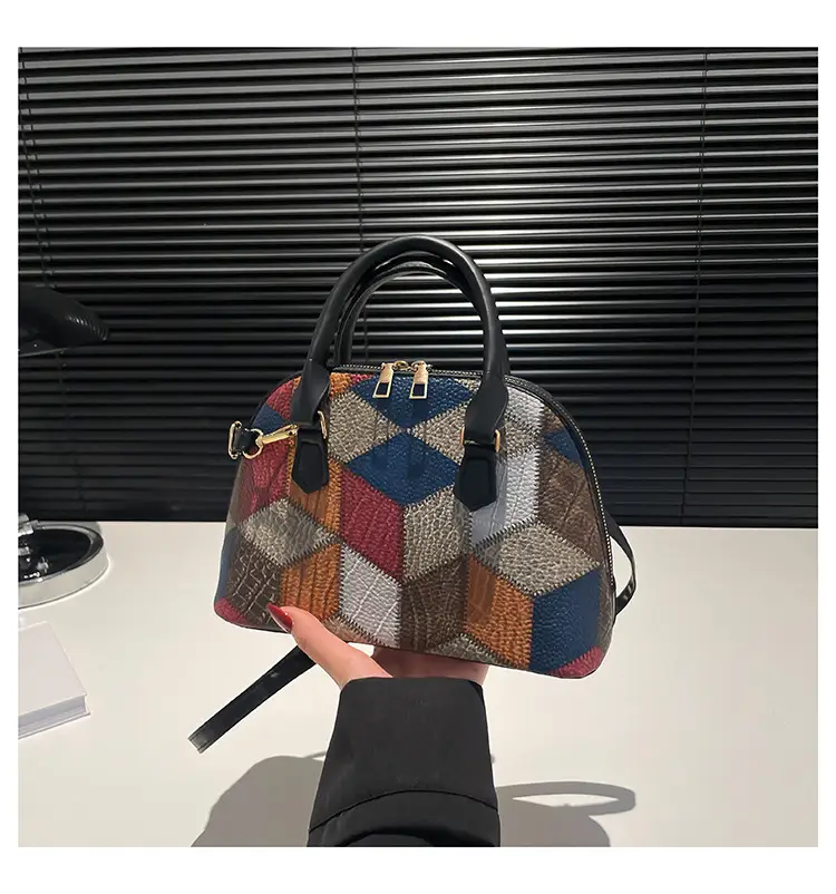 Women's Multi Color Geometric Crossbody Bag 2024 — feature 22