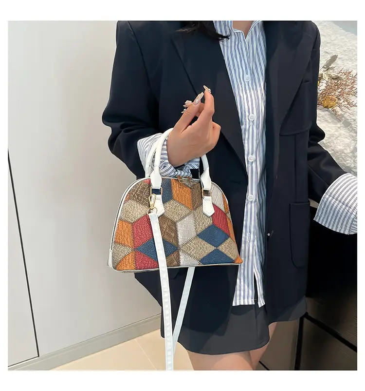 Women's Multi Color Geometric Crossbody Bag 2024 — feature 9