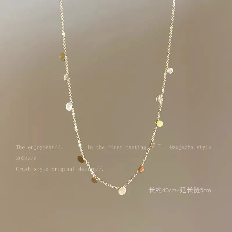 Maillard Tiger Eye Necklace for Women Autumn Winter - Image 3