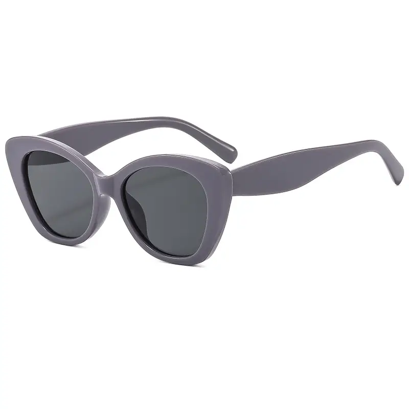 Women Black Cat's Eye Sunglasses Elegant Casual Fashion - Image 3