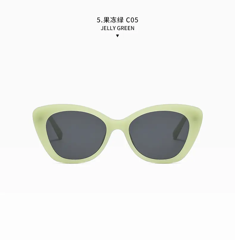 Women Black Cat's Eye Sunglasses Elegant Casual Fashion — feature 19