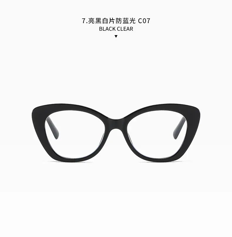 Women Black Cat's Eye Sunglasses Elegant Casual Fashion — feature 23