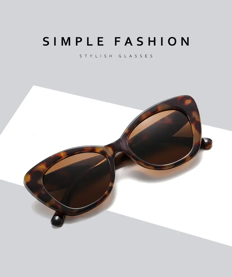 Women Black Cat's Eye Sunglasses Elegant Casual Fashion — feature 3