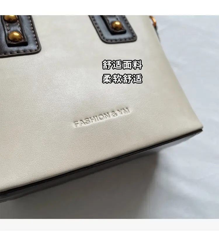 Women's Small Square Handbag with Pom Pom Detail — feature 7