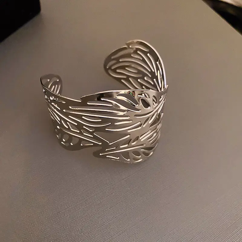 Cross-border European and American Open Arm Ring Bracelet Advanced Sense Niche Joker Bracelet Exaggerated Personality Fashion Jewelry Women Wholesale