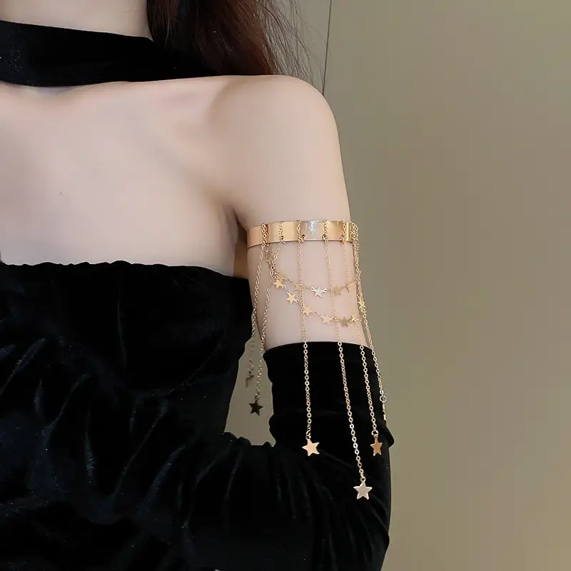 Cross-border European and American Open Arm Ring Bracelet Advanced Sense Niche Joker Bracelet Exaggerated Personality Fashion Jewelry Women Wholesale