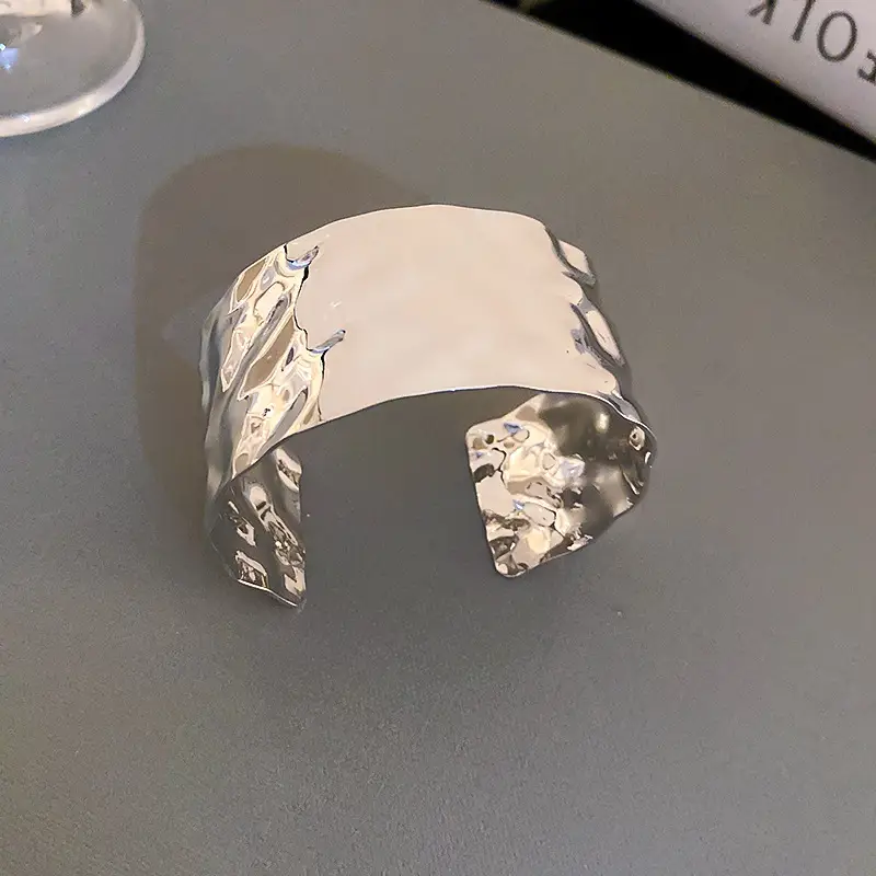 Cross-border European and American Open Arm Ring Bracelet Advanced Sense Niche Joker Bracelet Exaggerated Personality Fashion Jewelry Women Wholesale