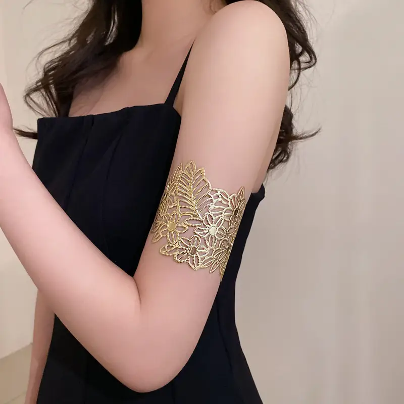 Cross-border European and American Open Arm Ring Bracelet Advanced Sense Niche Joker Bracelet Exaggerated Personality Fashion Jewelry Women Wholesale