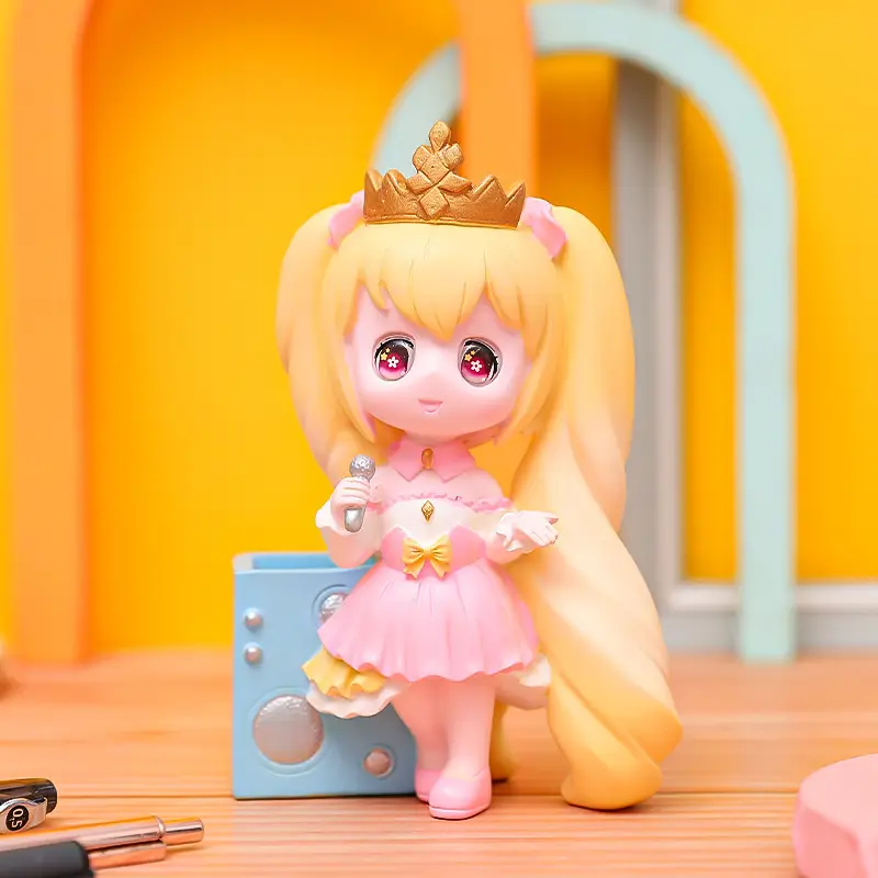 Fantasy Angel Castle Pen Holder with Heart Design