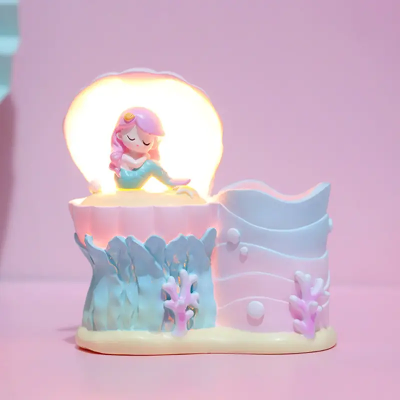 Fantasy Angel Castle Pen Holder with Heart Design