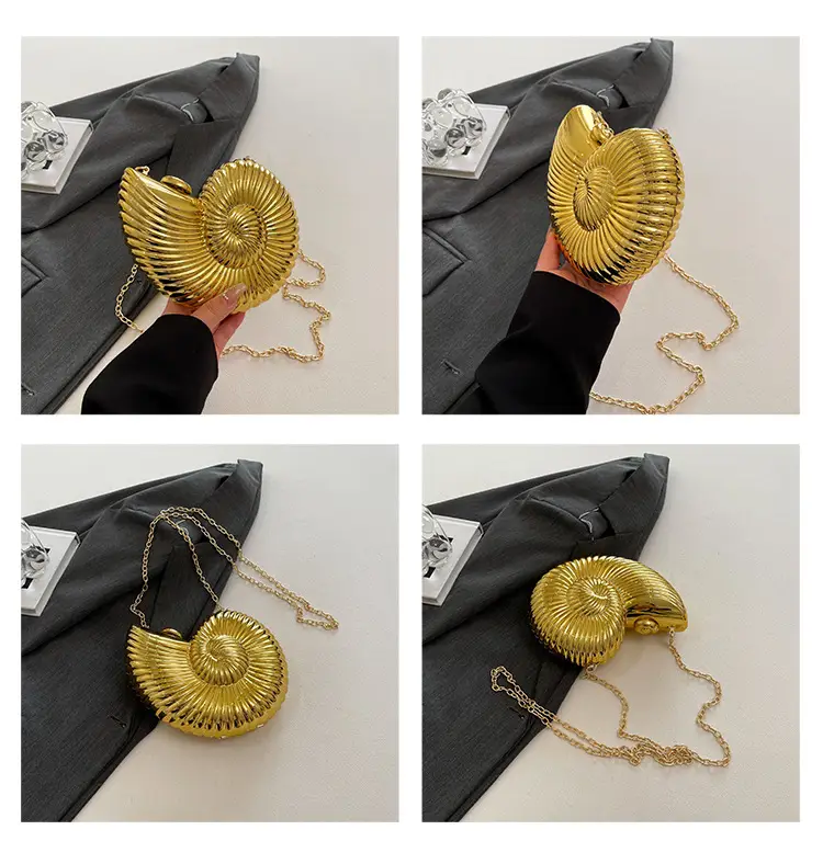 Golden Shell Crossbody Bag for Women 2024 — feature 11