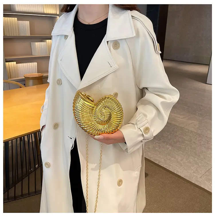Golden Shell Crossbody Bag for Women 2024 — feature 14