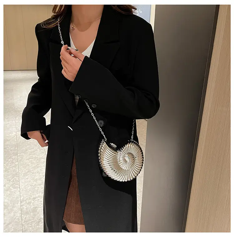 Golden Shell Crossbody Bag for Women 2024 — feature 15