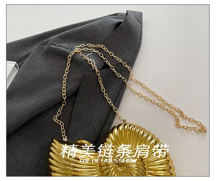 Golden Shell Crossbody Bag for Women 2024 — feature 5