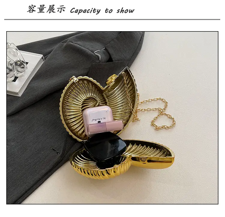 Golden Shell Crossbody Bag for Women 2024 — feature 8